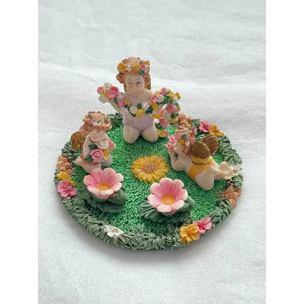 Vintage Angel Swiss Miniature Tea Set , Hard To Find